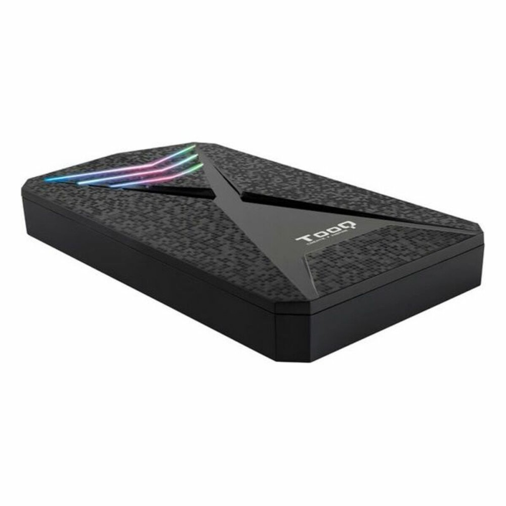 Boîtier pour disque dur TooQ TQE-2550RGB 2,5" USB 3.0 RGB Noir