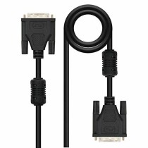 DVI Cable NANOCABLE 10.15.0802 (1,8 m) Black