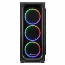 ATX Semi-tower Box Sharkoon TK5M RGB ATX Black