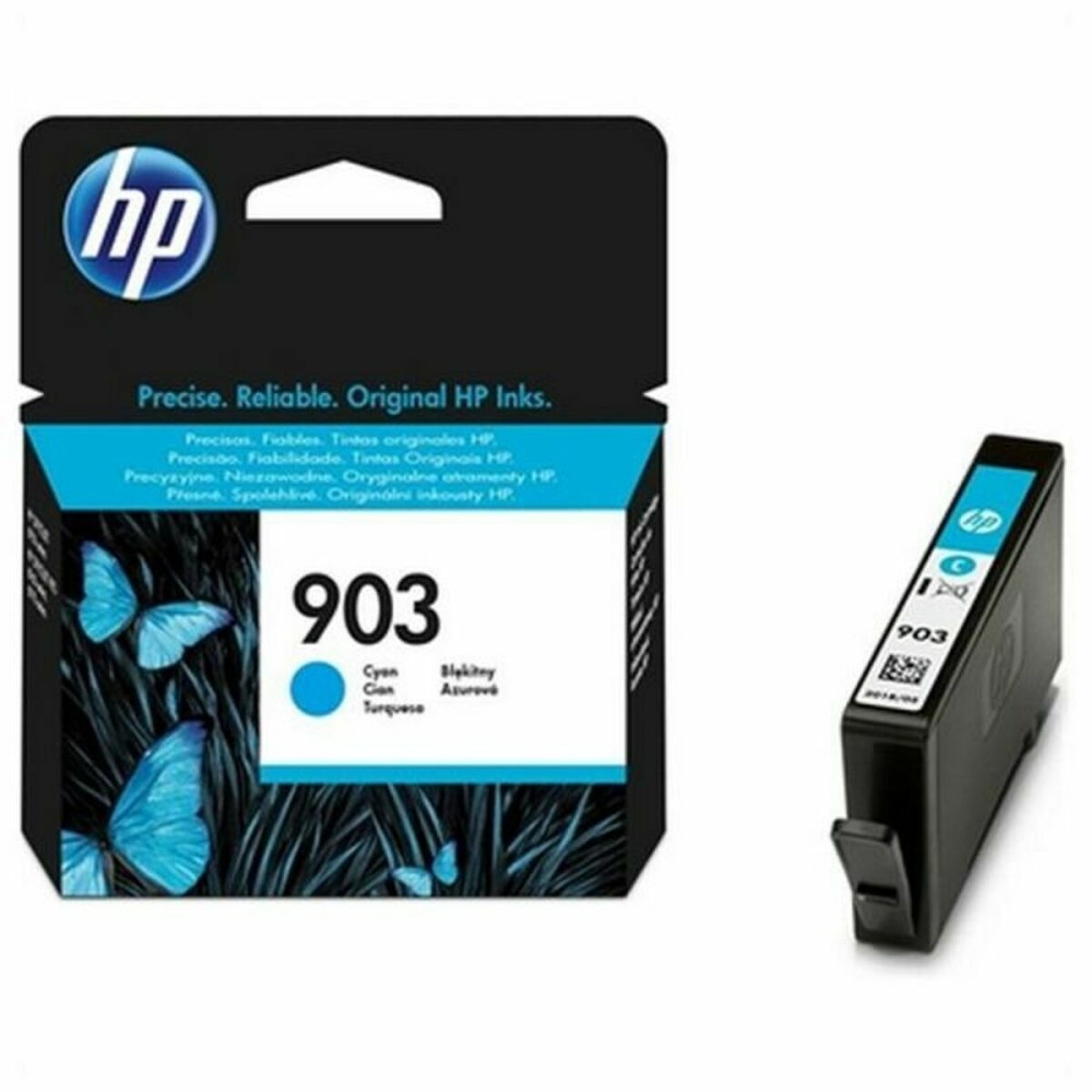 Cartouche d'encre originale HP T6L87AE Bleu Noir Cyan