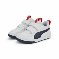 Chaussures de Sport pour Enfants Puma Multiflex Blanc