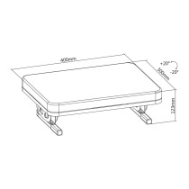 Footrest MacLean MC-460 Black