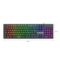 Tastatur Spirit of Gamer PRO-K1 Qwerty Spanisch Schwarz