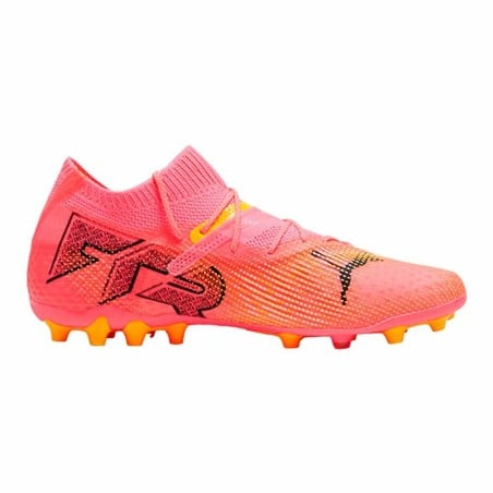 Multinocken-Fußballschuhe für Erwachsene Puma FUTURE 7 ULTIMATE MG Orange