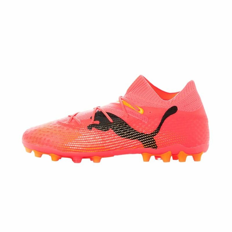 Multinocken-Fußballschuhe für Erwachsene Puma FUTURE 7 ULTIMATE MG Orange