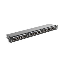 Panneau de Brassage 24 Ports UTP Catégorie 6 Lanberg PPS6-1024-B