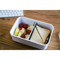 Lunch box Zwilling 36805-300-0 White Grey Plastic Rectangular 1,6 L 14,6 x 6,5 x 21,7 cm (1 Unit)