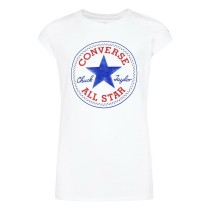 Kurzarm-T-Shirt für Kinder Converse Weiß