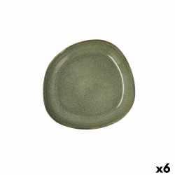 Assiette creuse Bidasoa Ikonic Céramique Vert (20,5 x 19,5 cm) (Pack 6x)