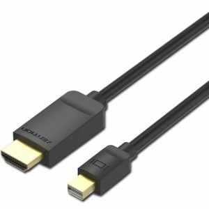 Mini câble DisplayPort Vention HABBH Noir 2 m