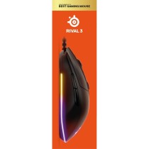 Optische Maus SteelSeries Rival 3 Schwarz