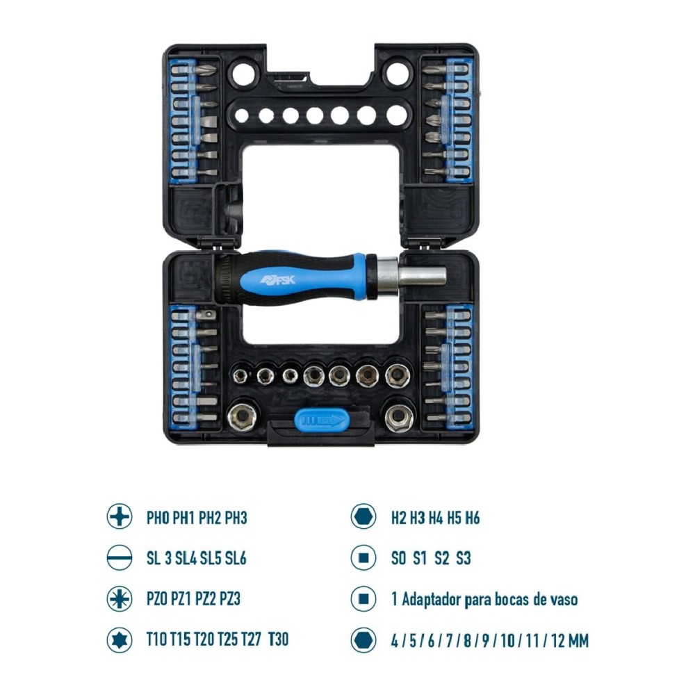 Screwdriver Set Ferrestock 38 pcs