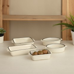 Saucepan Quid Cocco 20 x 16,5 x 27 cm Ceramic White (12 Units) (Pack 12x)