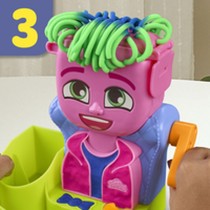 Pâte à modeler en argile Hasbro Playdoh Accessoires 6 Pots Coiffure