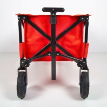 Chariot de plage polyvalent Aktive 90 x 91 x 47 cm Rouge Acier