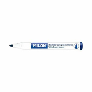 Felt-tip pens Milan Whiteboard Blue (12 Pieces)