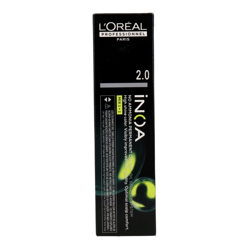 Dauerfärbung L'Oreal Professionnel Paris Inoa Color Nº 2.0 60 g