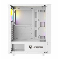 Boîtier ATX semi-tour Nfortec Caelum RGB Blanc