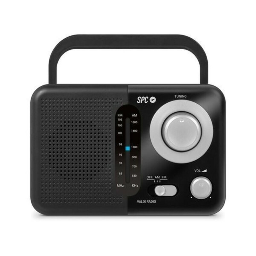 AM/FM-Radio SPC Internet 4590N VALDI Schwarz 0,8 W