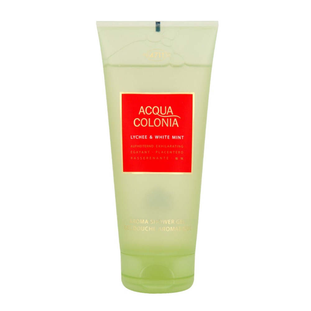 Gel de douche 4711 Acqua Colonia Lychee & White Mint 200 ml