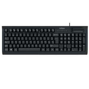 Tastatur Nilox NXKIRE0001 Schwarz Bunt Qwerty Spanisch