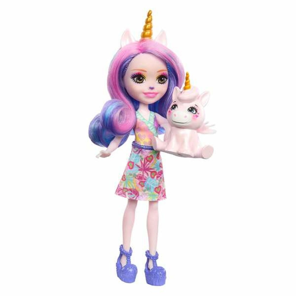 Doll Mattel Enchantimals Sunshine Island 15 cm Unicorn Pet