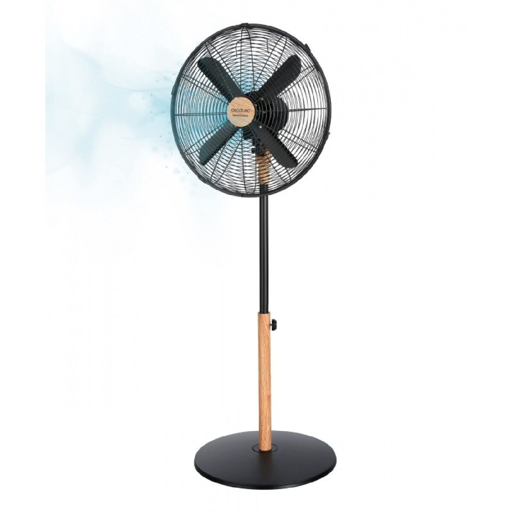 Freestanding Fan Cecotec EnergySilence 600 Woodstyle Black 50 W