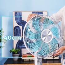 Freestanding Fan Cecotec EnergySilence 610 Max Flow Blue White 70 W