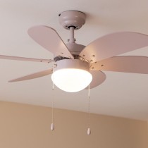 Ceiling Fan with Light Cecotec EnergySilence Aero 3600 Vision Full Lilac 50 W