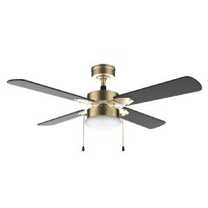 Deckenventilator mit Lampe Cecotec EnergySilence Aero 450 Schwarz Gold 50 W