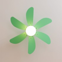 Ceiling Fan with Light Cecotec EnergySilence Aero 3600 Vision Full Green 50 W