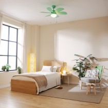 Ventilateur de Plafond avec Lumière Cecotec EnergySilence Aero 3600 Vision Full Vert 50 W