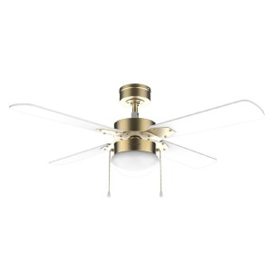 Ceiling Fan with Light Cecotec EnergySilence Aero 450 White Golden 50 W