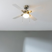 Ventilateur de Plafond avec Lumière Cecotec EnergySilence Aero 450 Blanc Doré 50 W