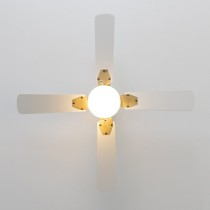 Deckenventilator mit Lampe Cecotec EnergySilence Aero 450 Weiß Gold 50 W