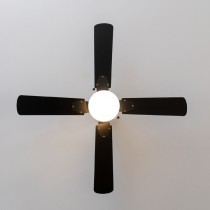 Ceiling Fan with Light Cecotec EnergySilence Aero 450 Black 50 W