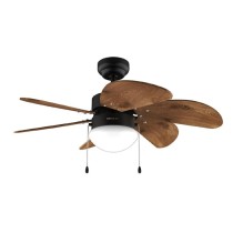 Deckenventilator mit Lampe Cecotec EnergySilence Aero 365 Schwarz Holz 50 W