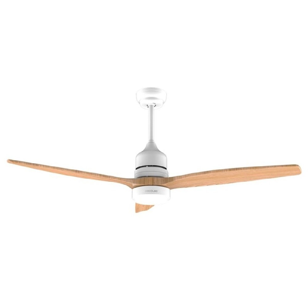 Deckenventilator mit Lampe Cecotec EnergySilence Aero 5275 LightWood Weiß 18 W 40 W Holz