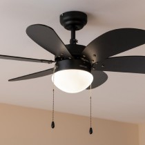 Ceiling Fan with Light Cecotec EnergySilence Aero 3600 Vision Full Black 50 W