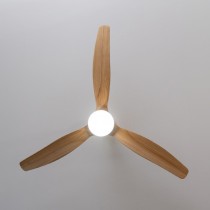 Deckenventilator mit Lampe Cecotec EnergySilence Aero 5275 LightWood Weiß 18 W 40 W Holz