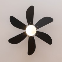 Ceiling Fan with Light Cecotec EnergySilence Aero 3600 Vision Full Black 50 W