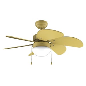 Deckenventilator mit Lampe Cecotec EnergySilence Aero 3600 Vision Full 50 W Gelb