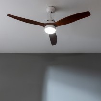 Deckenventilator mit Lampe Cecotec EnergySilence Aero 5275 Weiß 18 W 40 W Holz