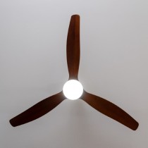 Ceiling Fan with Light Cecotec EnergySilence Aero 5275 White 18 W 40 W Wood