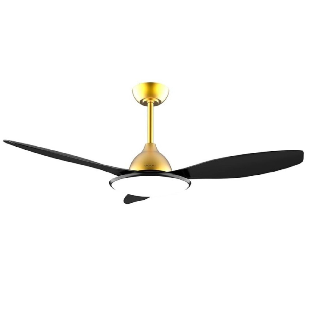 Ceiling Fan with Light Cecotec EnergySilence 4800 Black Golden 36 W