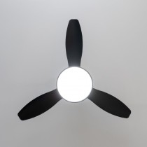 Ceiling Fan with Light Cecotec EnergySilence 4800 Black Golden 36 W