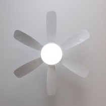 Ventilateur de Plafond avec Lumière Cecotec EnergySilence Aero 5200 Blanc 35 W