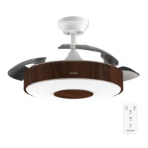 Ceiling Fan with Light Cecotec Energysilence Aero 4200 35 W Wood