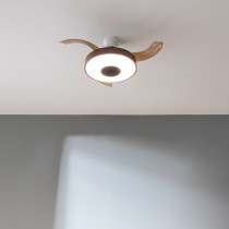 Ceiling Fan with Light Cecotec Energysilence Aero 4200 35 W Wood