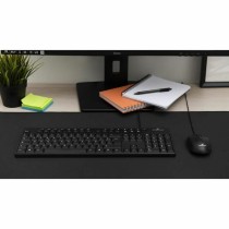 Tastatur mit Maus Bluestork MEDIA OFFICE Schwarz AZERTY